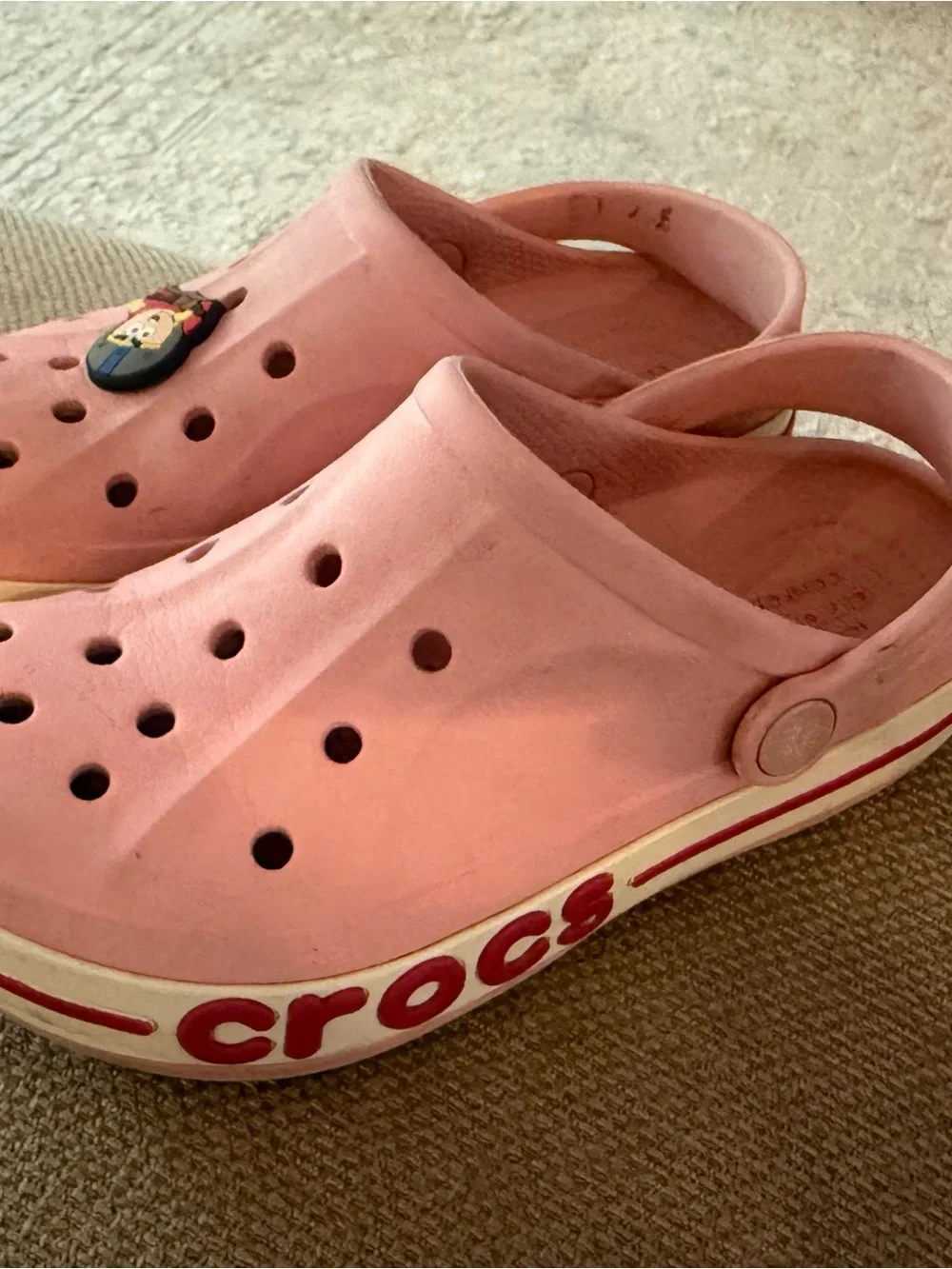 Crocs Kids' Pink Clog Slip-Ons J2